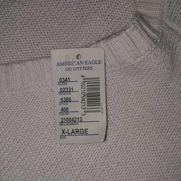 American Eagle Heart Sweater Size XL NWT - Picture 4 of 7